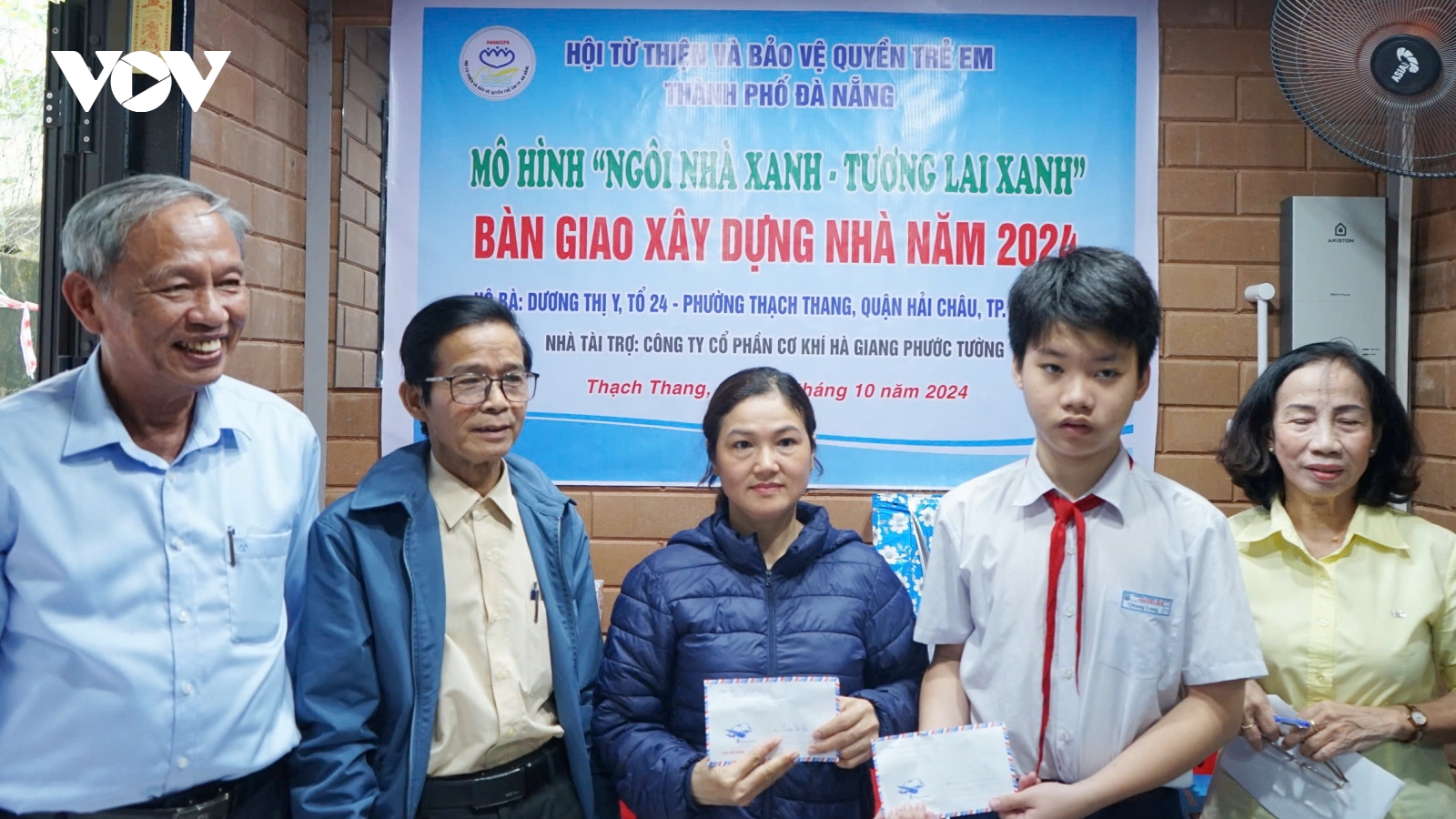 Đà Nẵng bàn giao nhà tình thương mô hình "Mái nhà xanh, tương lai xanh”